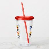 Beer Emojis Acryl Drinkbeker (Links)