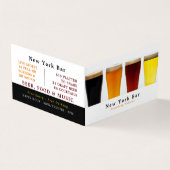 Beer- en armbeeldscherm, Pub/Brewery, gedetailleer Visitekaartje (Buitenkant)