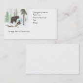 Beer en Baby Visitekaartje (Voorkant / Achterkant)