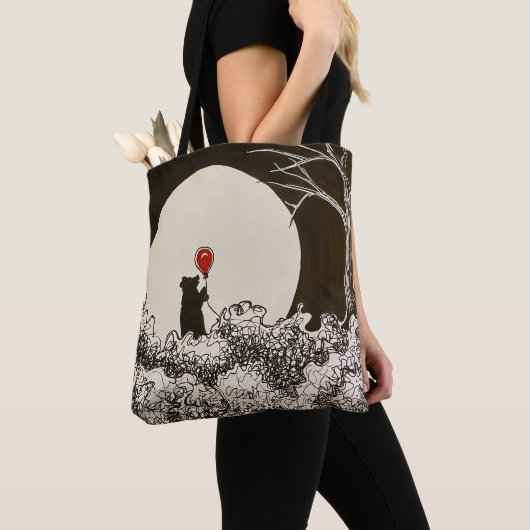 Beer en ballon boodschappentas tote bag (Dichtbij)