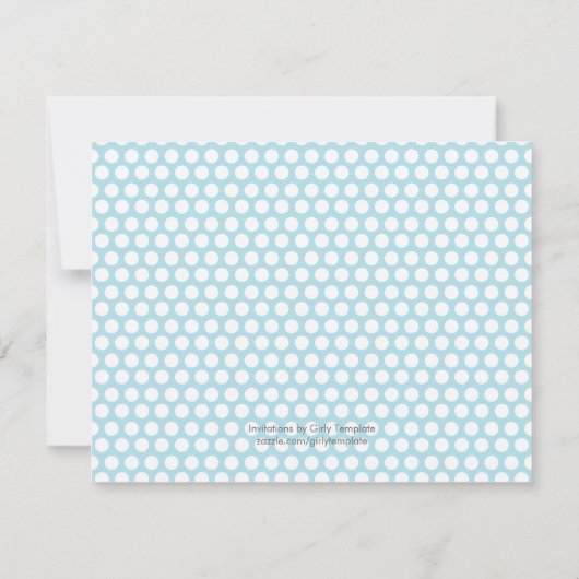 Beer en ballonnen uitnodiging van de Birthday Part (Achterkant)