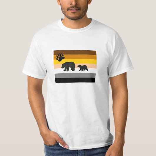 Beer- en bekabeld Pride Value-T-shirt T-shirt (Voorkant)