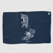 Beer en bulkwas golfhanddoek (Horizontaal)