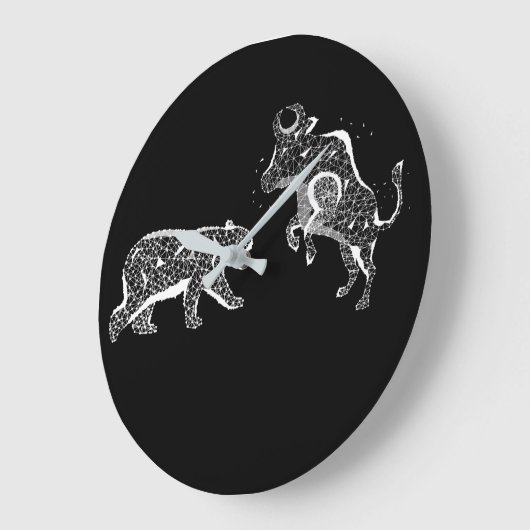 Beer en bulkwas grote klok (Hoek)