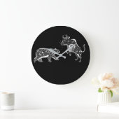 Beer en bulkwas   grote klok (Huis)