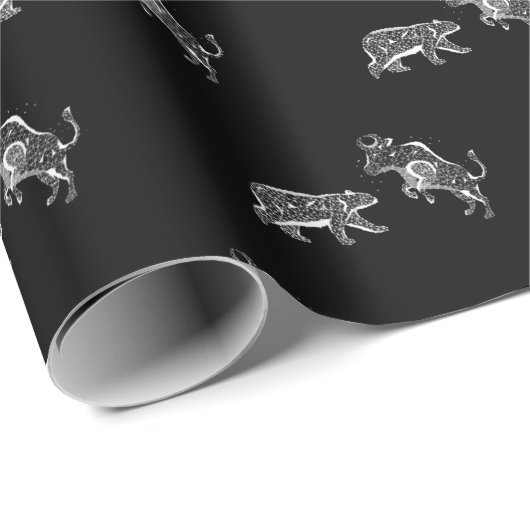 Beer en Bull Cadeaupapier (Rol Hoek)