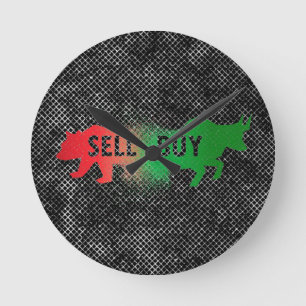 Beer en Bull Ronde Klok