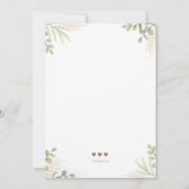 Beer en Bunny Birthday Party Kaart (Achterkant)