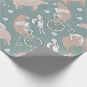 Beer en Bunny Cadeaupapier (Hoek)