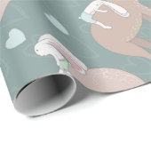 Beer en Bunny Cadeaupapier (Rol Hoek)