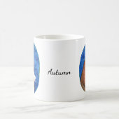 Beer en Bunny Hugging Jubileum Aangepaste naam Koffiemok (Center)