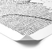 Beer- en Bunny Sweet-bos Dierenknuffel Poster (Hoek)