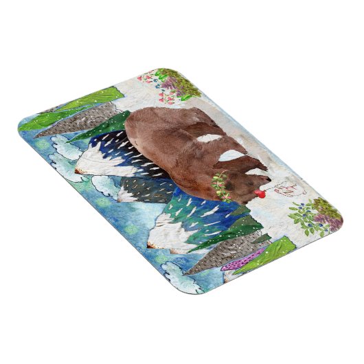 BEER EN BUNNY VAN TRISTAN BERLUND MAGNEET (Rechterzijde)