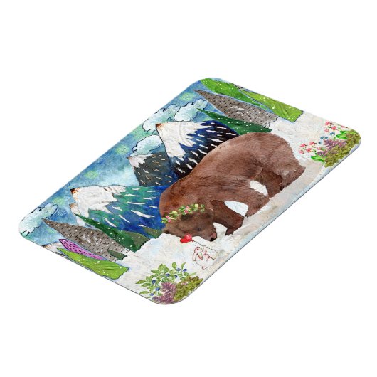 BEER EN BUNNY VAN TRISTAN BERLUND MAGNEET (Linkerzijde)