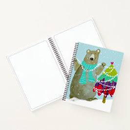 Beer en Bunny Winter Sketch Journal Notitieboek