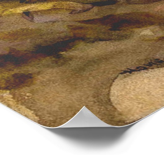  Beer en Canoe Winslow Homer 1895 Poster (Hoek)