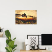  Beer en Canoe Winslow Homer 1895 Poster (Thuiskantoor)