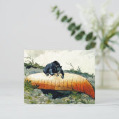 Beer en Canoe Winslow Homer Briefkaart (Staand voorkant)