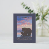 Beer en Cub - Anchorage, Alaska Briefkaart (Staand voorkant)
