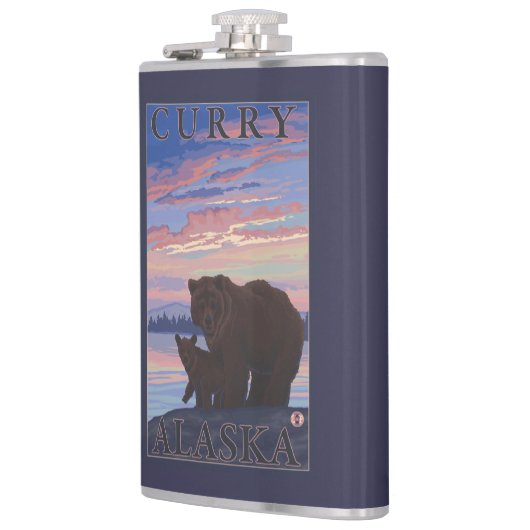 Beer en Cub - Curry, Alaska Heupfles (Links)