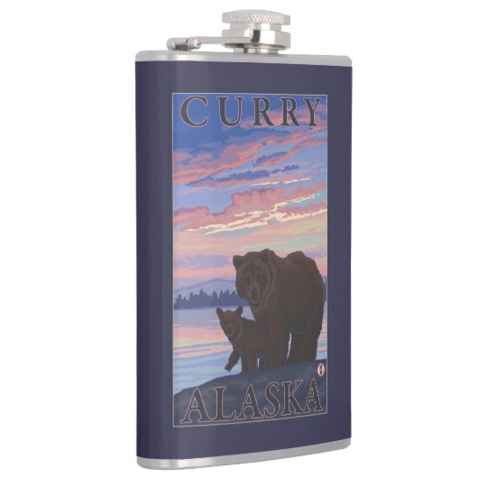 Beer en Cub - Curry, Alaska Heupfles (Rechts)