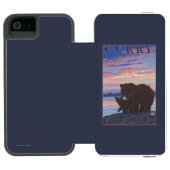 Beer en Cub - Curry, Alaska Incipio iPhone Portemonnee Hoesje (Agenda Open)