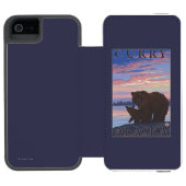 Beer en Cub - Curry, Alaska Incipio iPhone Portemonnee Hoesje (Agenda Open)
