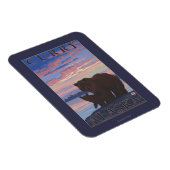 Beer en Cub - Curry, Alaska Magneet (Rechterzijde)