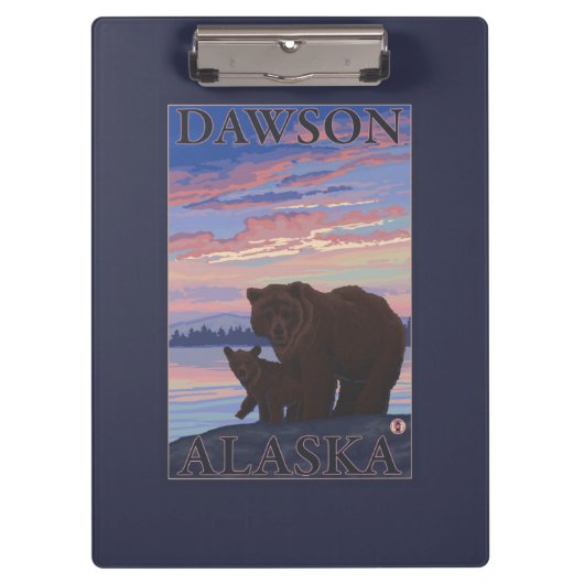 Beer en Cub - Dawson, Alaska Klembord (Voorkant)