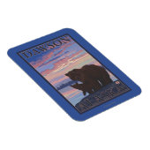 Beer en Cub - Dawson, Alaska Magneet (Rechterzijde)
