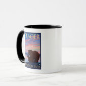 Beer en Cub - Glacier National Park, MT Mok (Voorkant links)