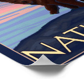 Beer en Cub - Glacier National Park, MT Poster (Hoek)