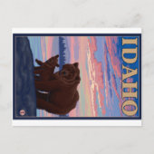 Beer en Cub - Idaho Briefkaart (Voorkant)