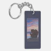 Beer en Cub - Ketchikan, Alaska Sleutelhanger (Voorkant Links)