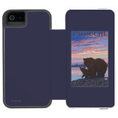 Beer en Cub - Latouche, Alaska Incipio iPhone Portemonnee Hoesje (Agenda Open)