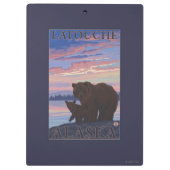 Beer en Cub - Latouche, Alaska Klembord (Achterkant)