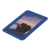 Beer en Cub - Latouche, Alaska Magneet (Linkerzijde)