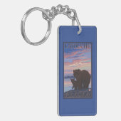 Beer en Cub - Latouche, Alaska Sleutelhanger (Voorkant Links)