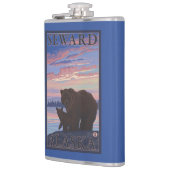 Beer en Cub - Seward, Alaska Heupfles (Links)