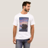 Beer en Cub - Seward, Alaska T-shirt (Voorkant volledig)
