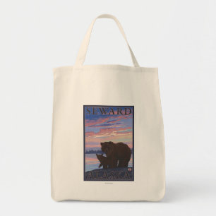 Beer en Cub - Seward, Alaska Tote Bag