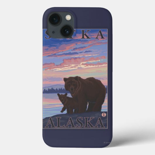 Beer en Cub - Sitka, Alaska Case-Mate iPhone Case (Achterkant)