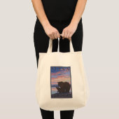 Beer en Cub - Sitka, Alaska Tote Bag (Voorkant (product))