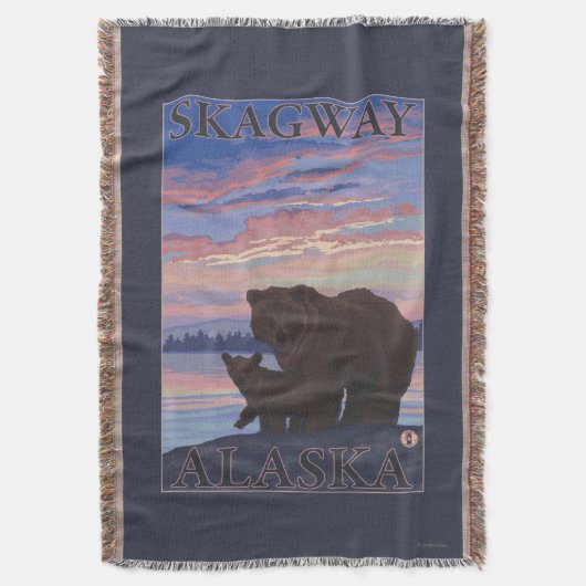 Beer en Cub - Skagway, Alaska Deken (Voorkant Verticaal)