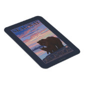 Beer en Cub - Skagway, Alaska Magneet (Rechterzijde)