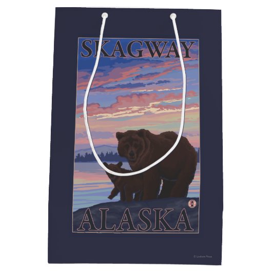 Beer en Cub - Skagway, Alaska Medium Cadeauzakje