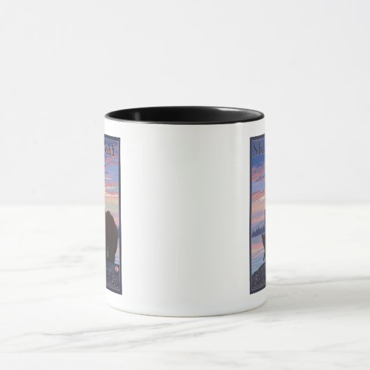 Beer en Cub - Skagway, Alaska Mok (Midden)