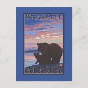 Beer en Cub - Wrangell, Alaska Briefkaart