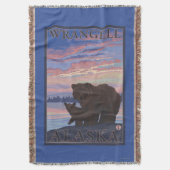 Beer en Cub - Wrangell, Alaska Deken (Voorkant Verticaal)