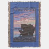 Beer en Cub - Wrangell, Alaska Deken (Voorkant Verticaal)